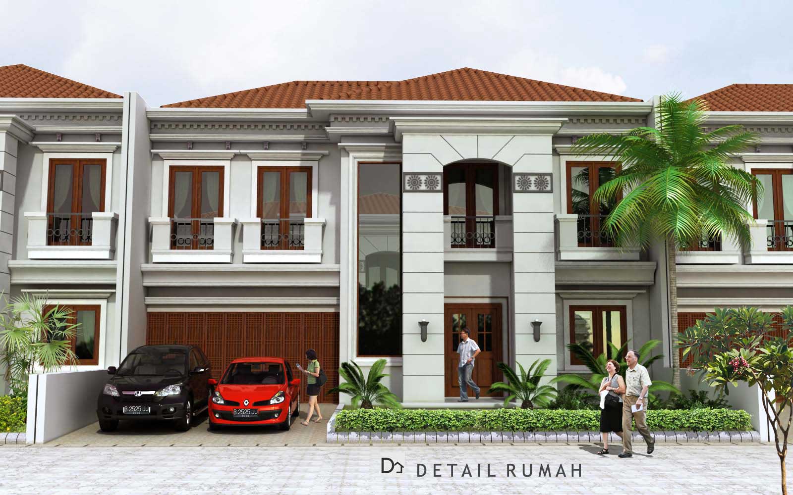 desain rumah klasik mediterania