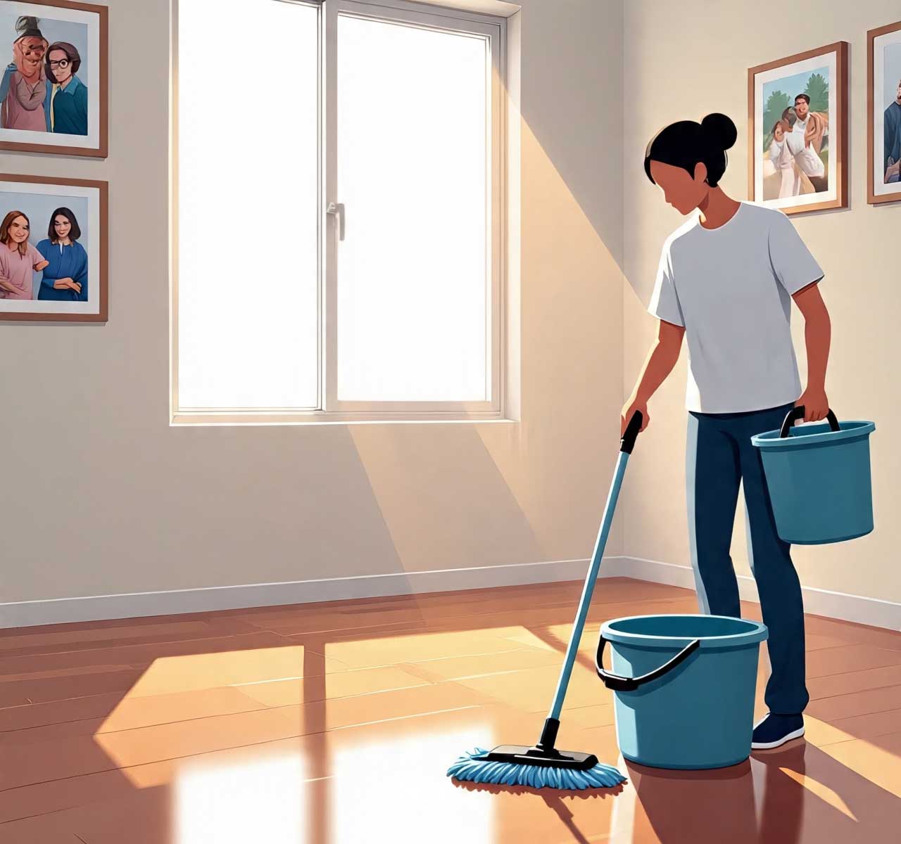 cara menjaga kebersihan rumah simpel